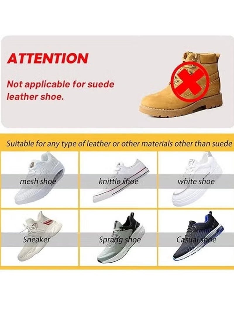 20 Pack Quick Wipes，Shoe Sneaker Wipes Cleaner，Shoe Cleaning Wipe, Disposable Travel Portable Removes Dirt, Stains, Natural（Individually Wrapped） - Image 2