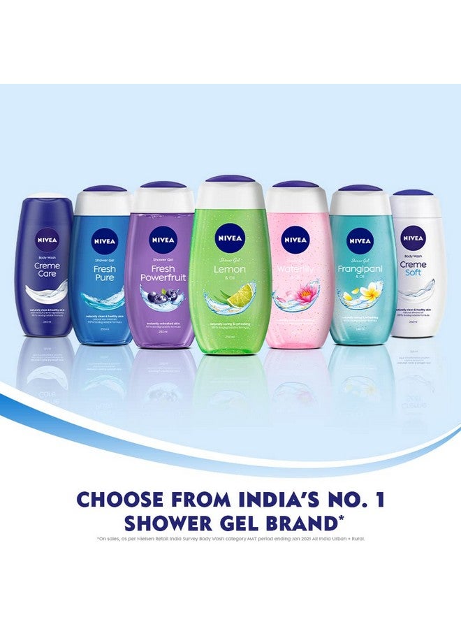 NIVEA Complete Regime Kit - Soft 300ml Moisturizing Cream, Body Milk 400ml Nourishing Lotion & Water-Lily Flower 250ml Refreshing Shower Gel - Image 5