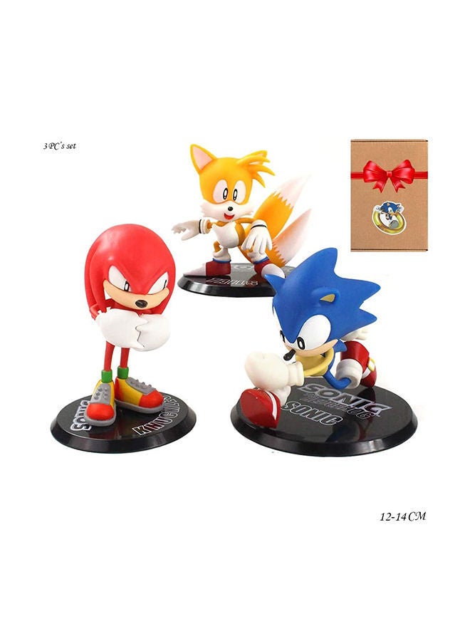 نيبمينينت 3 قطع من مجسمات شخصيات الأكشن القابلة للتجميع المستوحاة شخصية سونيك - Image 2