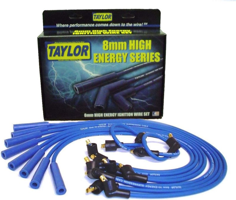 Taylor Cable 64671 Hi-Energy Spark Plug Wire Set - 8mm Ignition Wires for Performance Vehicles - Image 1