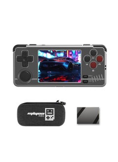 Miyoo A30 Handheld Game Console 2.8-inch 640*480 IPS Screen 2600mAh Compatible with WiFi Multiplayer Portable Case(Gray Black)  - Image 1