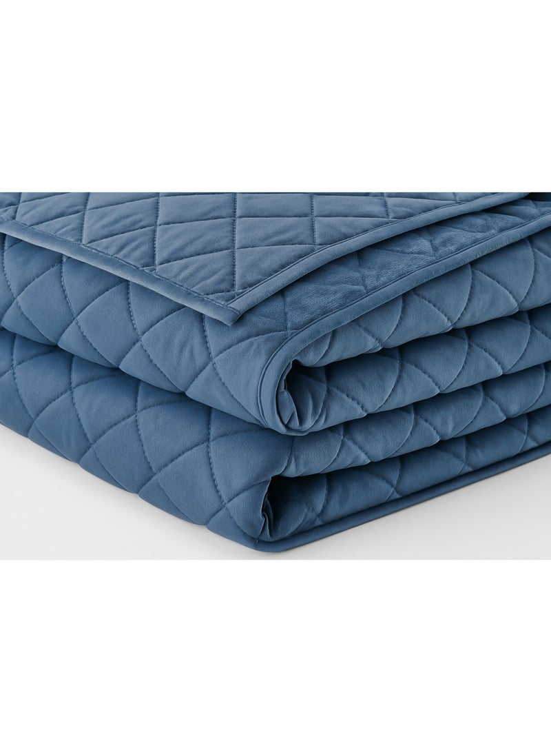 مينج لي مفرش شتوي نفر واحد مضغوط وجهين (مخمل / فرو) – طقم مفارش 4 قطع (1 لحاف + 1 شرشف سرير مطاطي + 2 أغطية وسائد ديكورية) مناسب لسرير مقاس 120×200 سم - Image 4