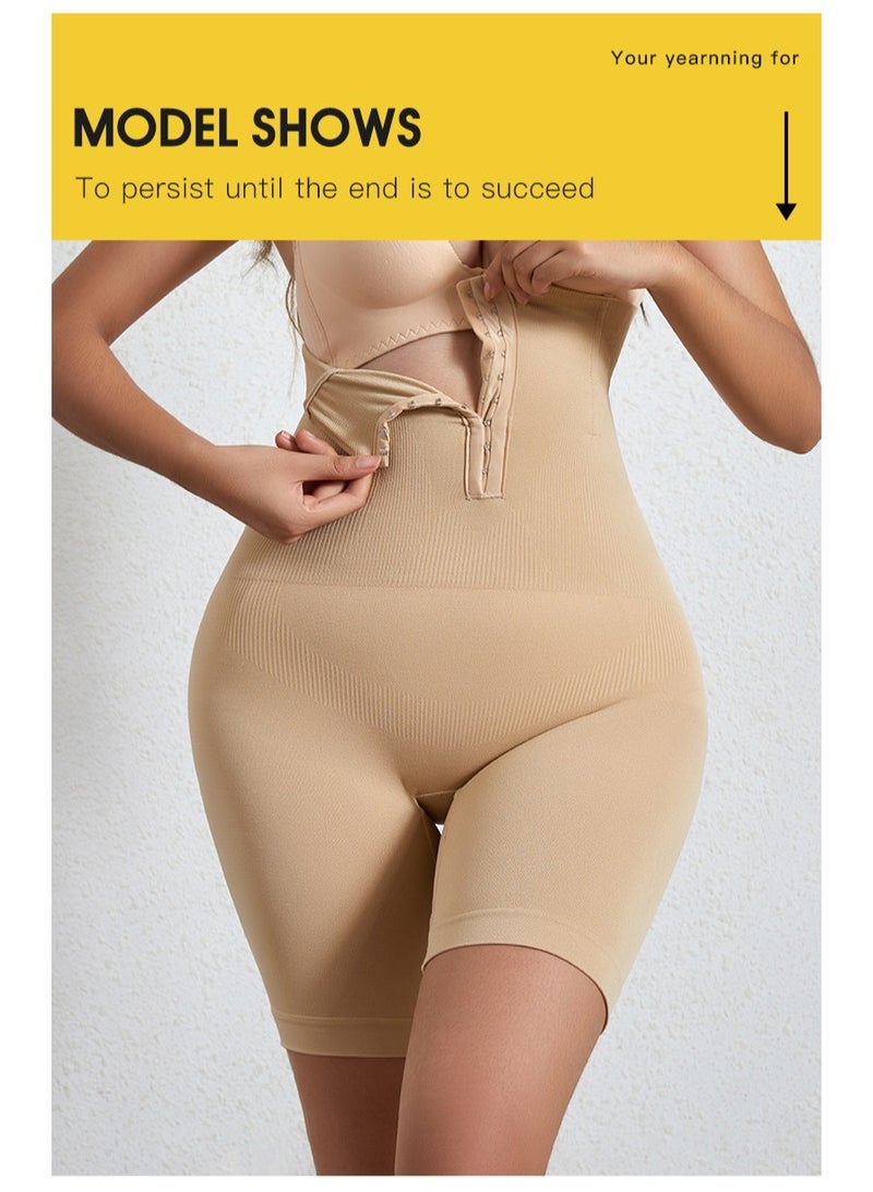 AirYoung Shapewear Pants High Waisted Body Shaper Shorts Women's Postpartum Waist-Waisted Corset Leggings High-Waisted Belly Pants Buckle-Adjustable Seamless Flat-Angle Body Shaping Pants - Image 2
