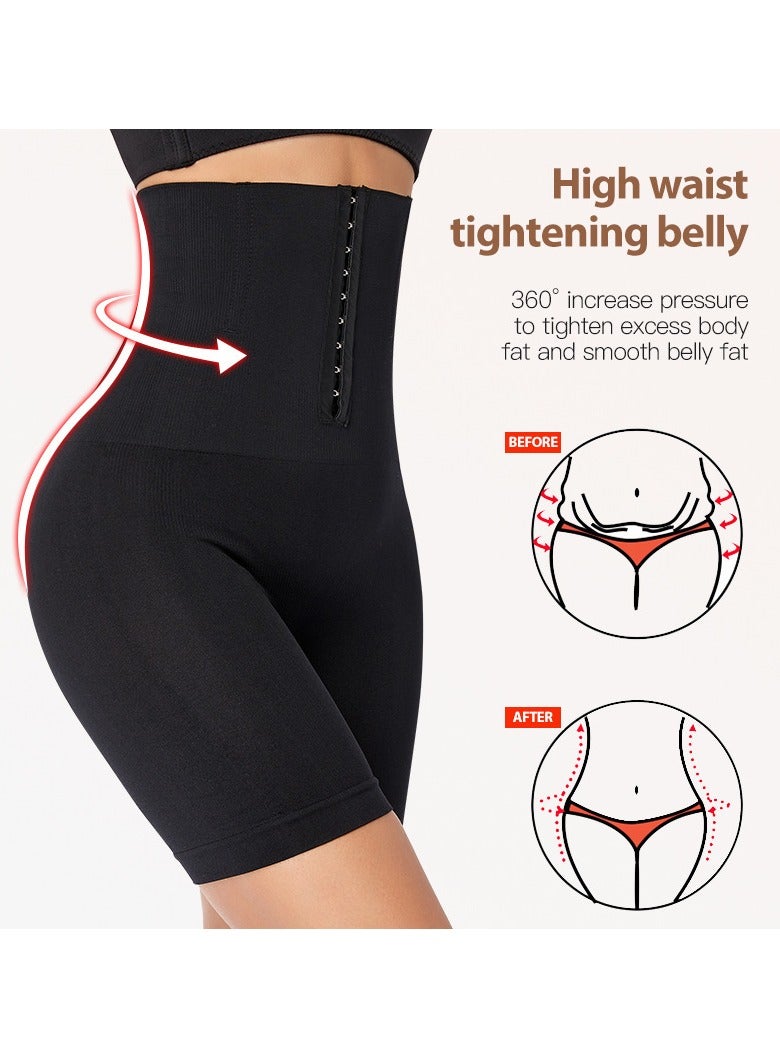 AirYoung Shapewear Pants High Waisted Body Shaper Shorts Women's Postpartum Waist-Waisted Corset Leggings High-Waisted Belly Pants Buckle-Adjustable Seamless Flat-Angle Body Shaping Pants - Image 4