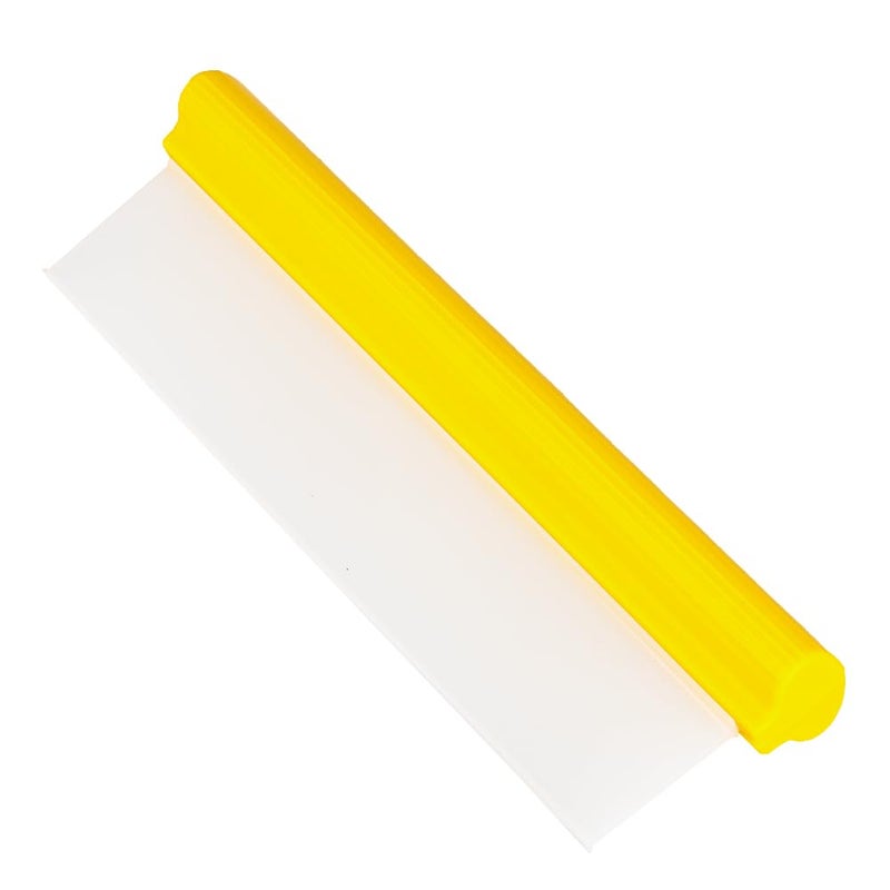 Car Squeegee12 inch Silicone Automotive Water Wiper for DryingFlexible Auto TBar Water Blade for CarWindshieldGlassWindowBathroomYellow