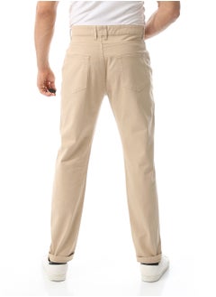 Andora Straight Leg Gabardine Pants_Coffee Brown  - Image 3