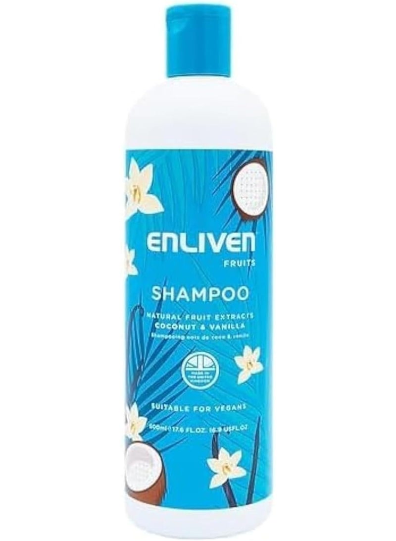شامبو إن ليفين فروت بجوز الهند والفانيليا 500 مل