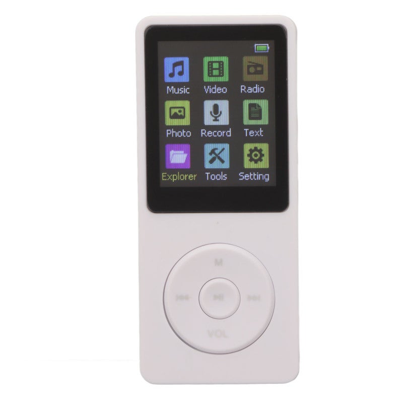 Portable Digital Music Player: White Ultra Thin, Lossless Sound Quality - Long Battery Life, MP3 MP4 Player for Outdoor Gym, Home Study & Daily Entertainment - Image 2