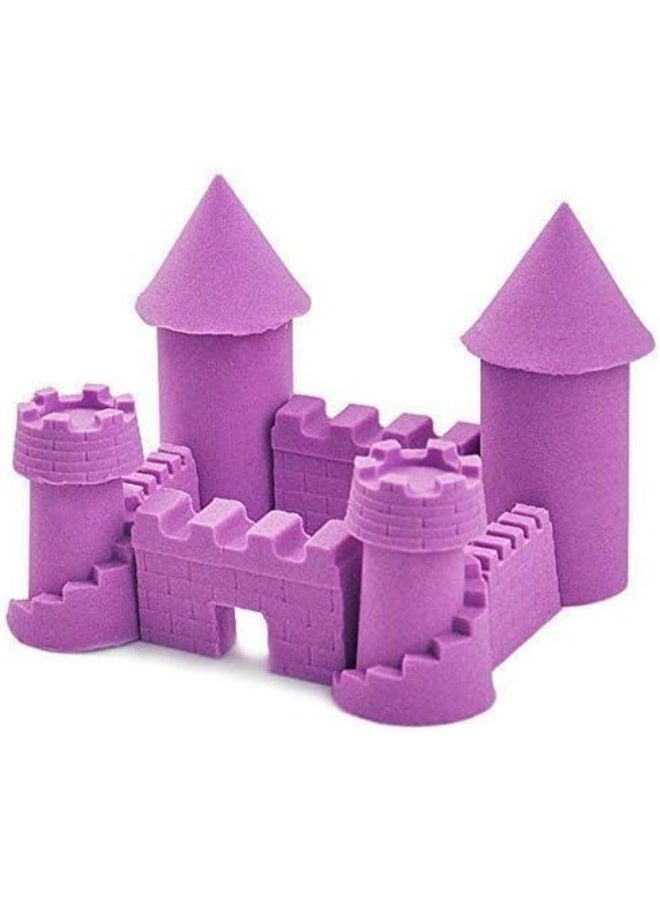 Amazing Dough and Magic Clay With Mould, Reusable Sensory Set, Gluten-Free Wonder Sand Activity Toys, Indoor Games for Kids Age 10 to 15 Purple (750 GM Bucket) - Image 4