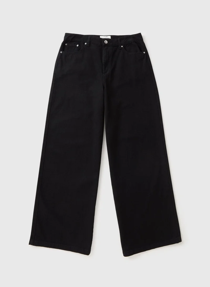 Matalan Black Wide Leg Jeans