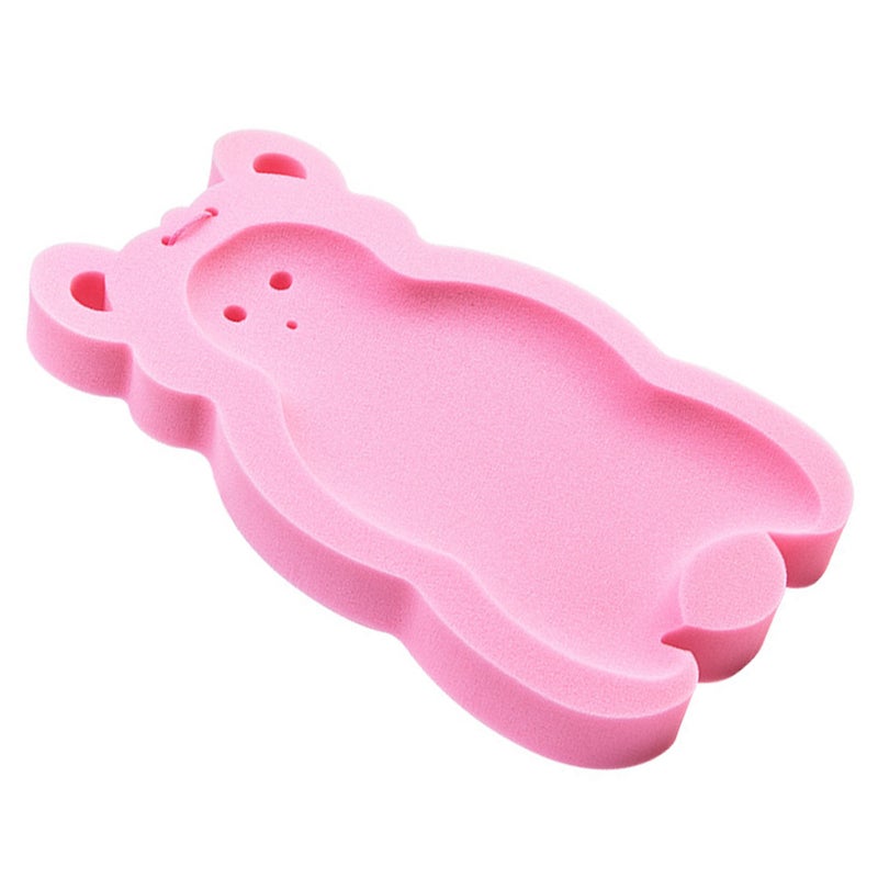 Baby Bath Sponge Cushion: Pinkish, Non Toxic Odorless Material, Skid Proof Design - Breathable Quick Dry, Newborn Bath Mat for Infant Bathtub Use - Image 5