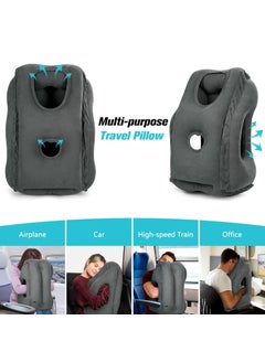 Rewondah Rewondah Inflatable Travel Pillows for Airplanes | Airplane Pillow for Long Flight | Travel Plane Pillow for Airplanes Sleep Support | Blow up Flight Pillow for Long Flights to Avoid Neck Pain  - Image 4