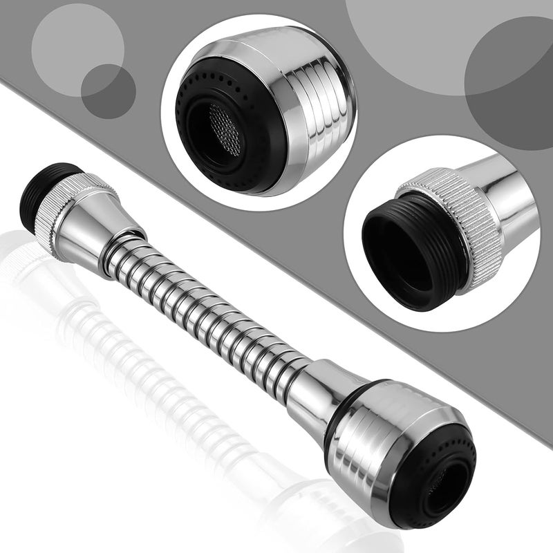 zoba Flexible metal kitchen sink faucet attachment, adjustable in all directions. - Image 5