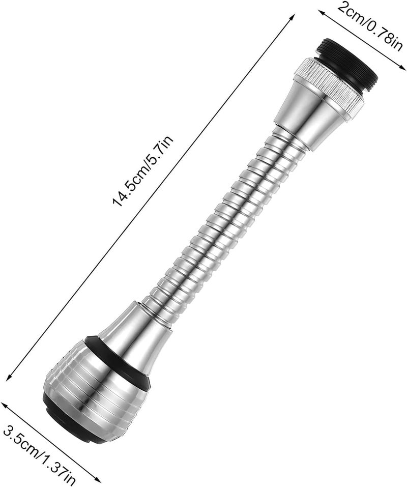 zoba Flexible metal kitchen sink faucet attachment, adjustable in all directions. - Image 2