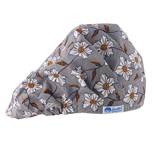 GUOER Hat Bouffant Cap One Size Multi Color (Gray01) - Image 1