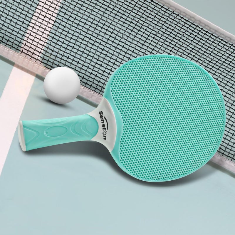 Senston Table Tennis Rackets Set,Professional Ping Pong Paddle Set for 4 Players, Composite Rubber Table Tennis Paddles, Indoor or Outdoor Games. - Image 3