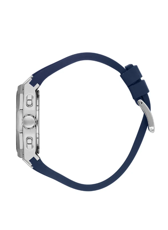 BEVERLY HILLS POLO CLUB Beverly Hills Polo Club BP3557X.399 Men's Multi Function Display Watch & Silicone Strap Dark Blue