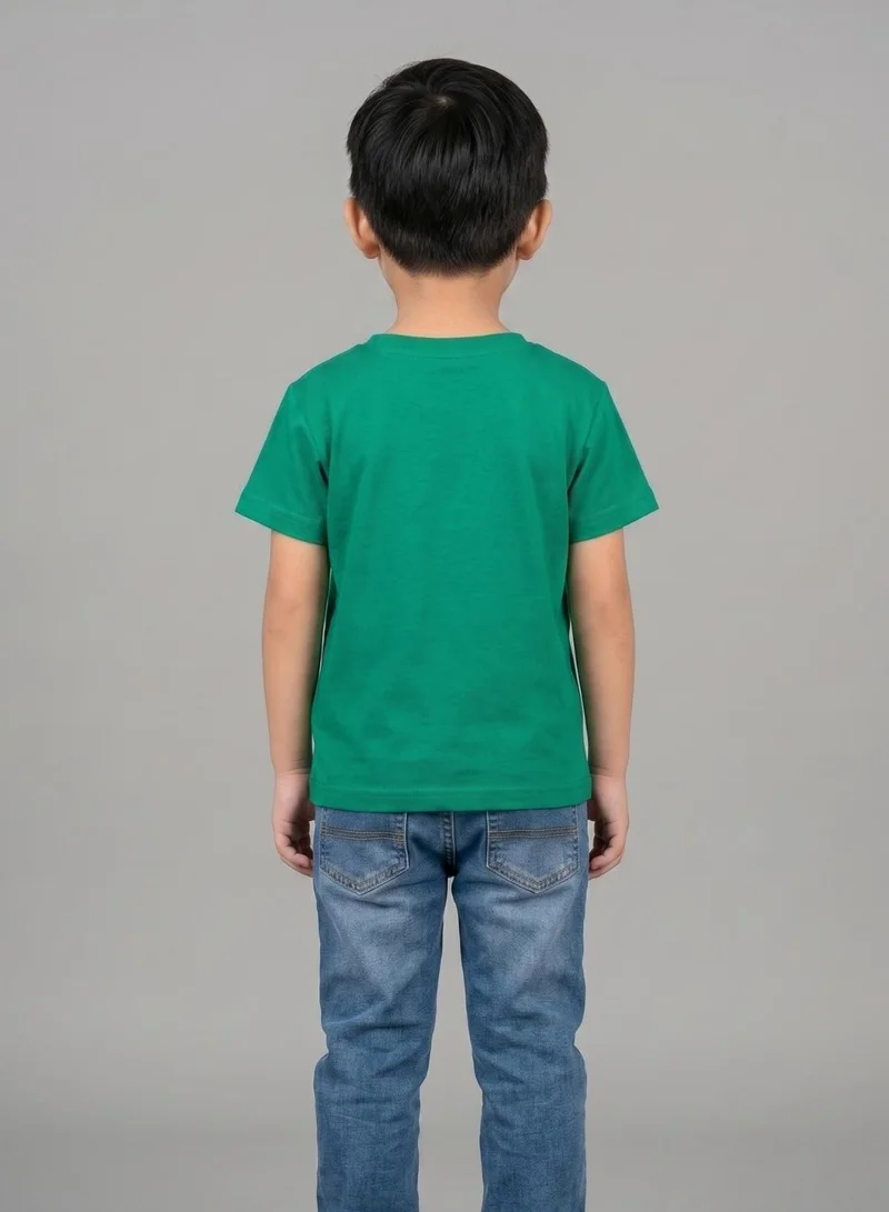 بيبي كلو Boys King Of Chaos Green T-Shirt