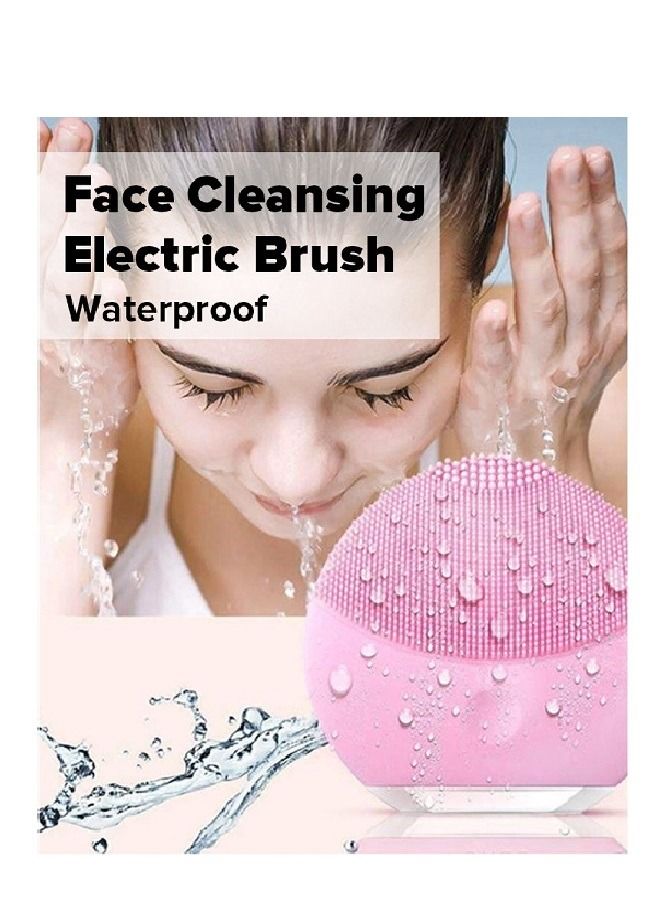 تي أر آي ماء تواليت فلاور بينك 100مل مع هدية جهاز  من السيليكون لتنظيف الوجه وردي فاتح - Image 2