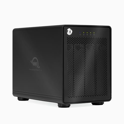 OWC ThunderBay 4 0TB FourBay Thunderbolt 40Gbs RAID Storage Enclosure with SoftRAID Premium - Image 1