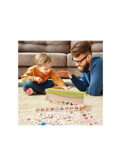 Generic AugToy Wooden Montessori Toys for Toddlers 1+ 2 3 4 Year Old Color Shape Matching Sorting Box Preschool Learning Activities Sensory Bin Autism Puzzles for toddlers 1-3 Boys Girls Birthday Gifts  - Image 3