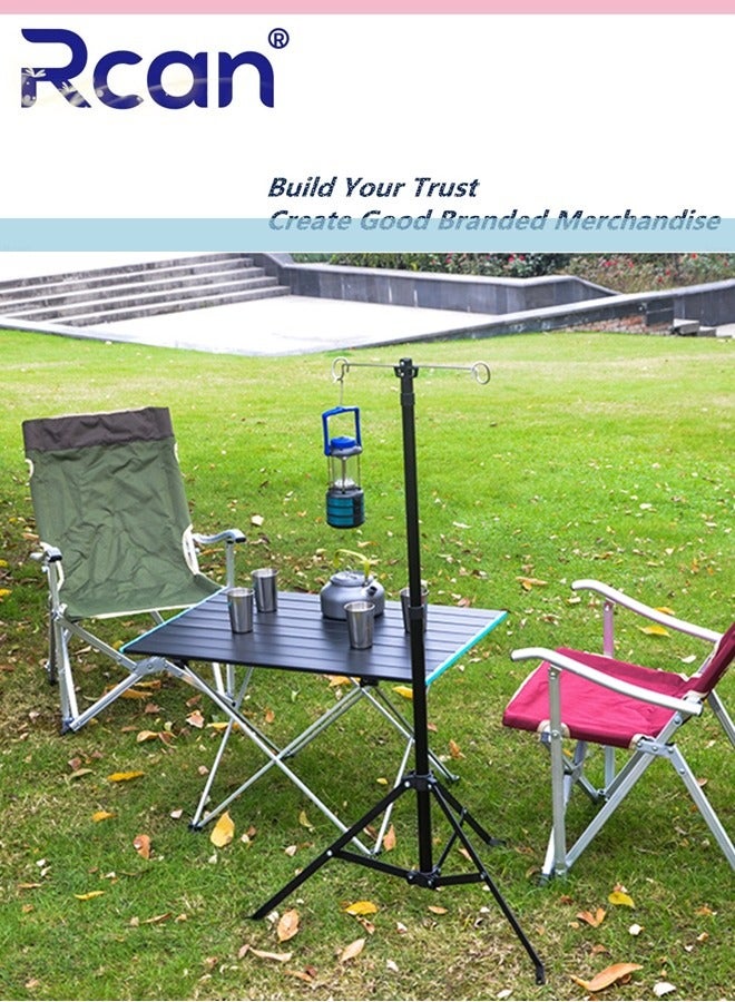 ركان طاولة تخييم خفيفة الوزن وصغيرة قابلة للطي، طاولة جانبية للتخييم، طاولة جانبية من الألومنيوم خفيفة الوزن، حقيبة حمل للشاطئ والتنزه في الهواء الطلق والنزهات والشواء والطبخ وتناول الطعام والمطبخ - Image 5