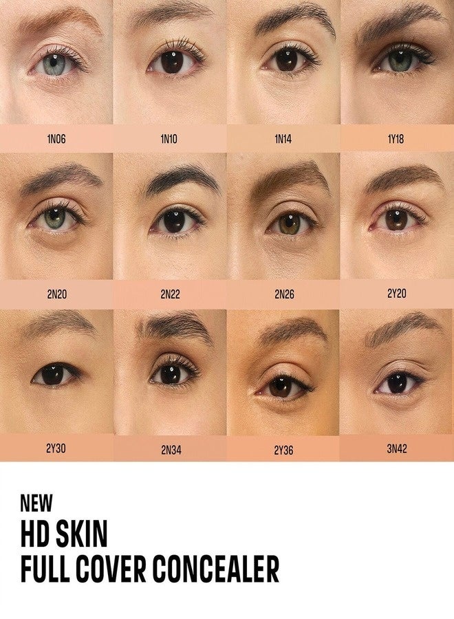 MAKE UP FOR EVER – HD Skin Full Cover Multi-Use Waterproof Concealer with Niacinamide 9ml – Shade 1Y18 (for light to medium skin with golden undertones) - Image 5