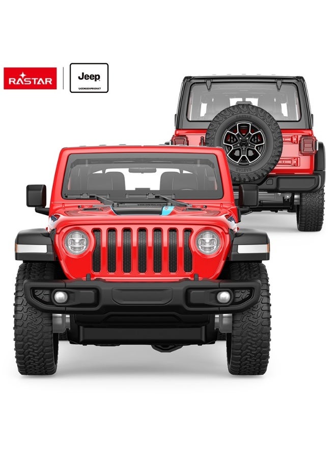RASTAR 1:24 Scale Die-Cast Jeep Wrangler Rubicon 4xe Model Car, Officially Licensed Jeep Toy Car - Image 1