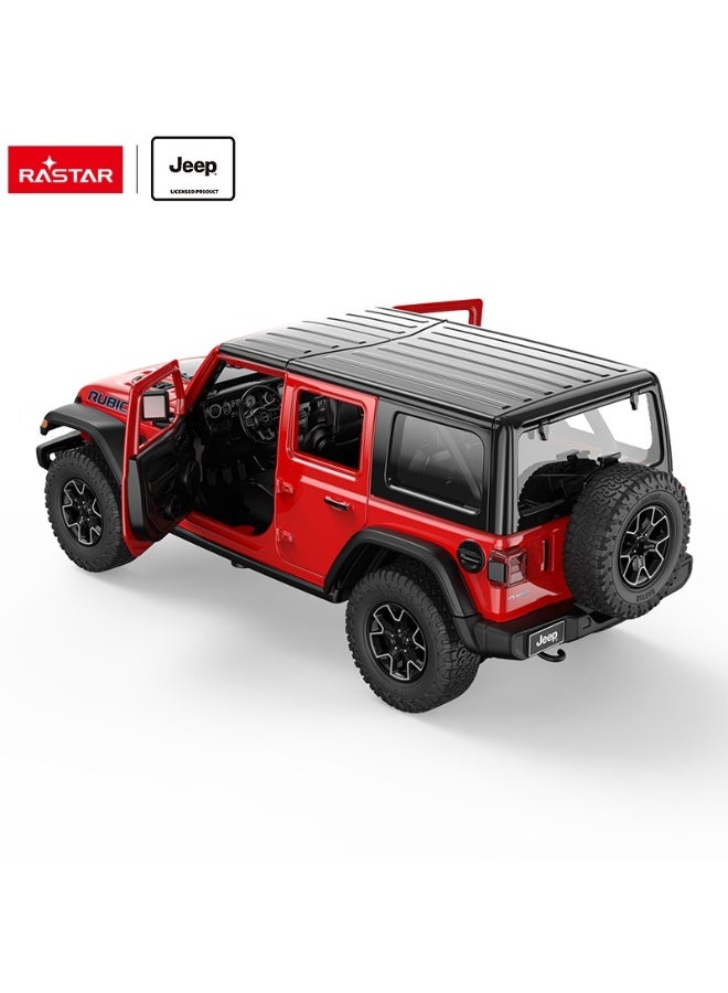 RASTAR 1:24 Scale Die-Cast Jeep Wrangler Rubicon 4xe Model Car, Officially Licensed Jeep Toy Car - Image 3