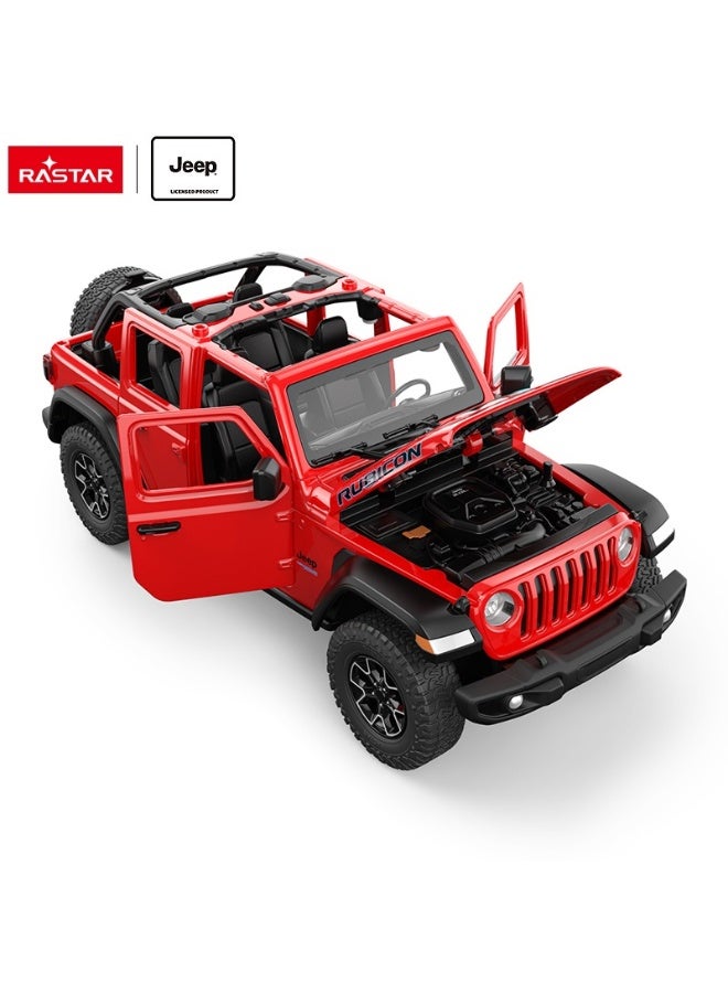RASTAR 1:24 Scale Die-Cast Jeep Wrangler Rubicon 4xe Model Car, Officially Licensed Jeep Toy Car - Image 4