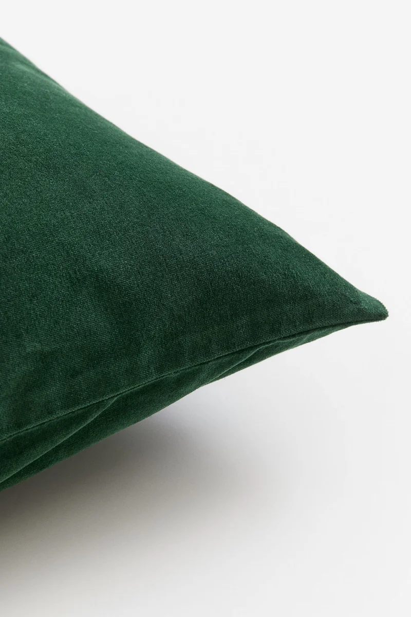 H&M Cotton velvet cushion cover