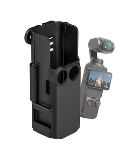 محول تمديد كاميرا SYOSI لـ DJI Osmo Pocket 3 ملحقات إطار المقبض وميكروفون خفيف للأحذية الباردة، ربط الخيط بحامل ثلاثي القوائم وحزام الرأس ومشبك الدراجة وقضيب تمديد