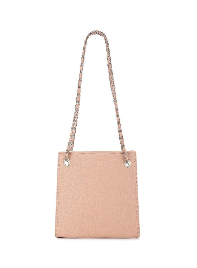 Fastrack Casual Shoulder Bag with Top Zipper Closure for Girls, Medium Size with Internal Zipper Pocket, Made with High-Quality Faux Leather, Versatile and Durable Design - Image 5