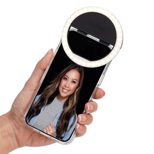 Lumee Studio Clip Light - LED Ring Light for Laptops, Monitors, Smartphones, Tablets - Portable and Rechargeable - Black - Image 3