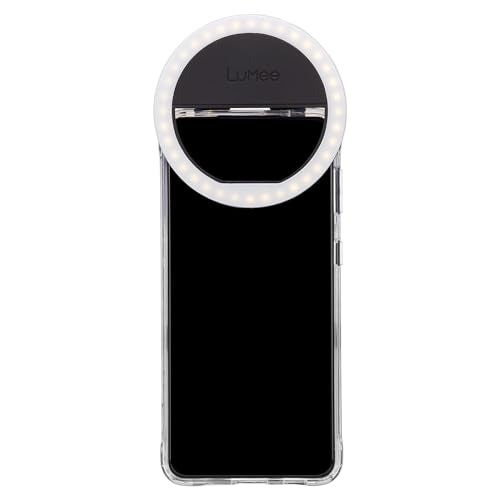 Lumee Studio Clip Light - LED Ring Light for Laptops, Monitors, Smartphones, Tablets - Portable and Rechargeable - Black - Image 1