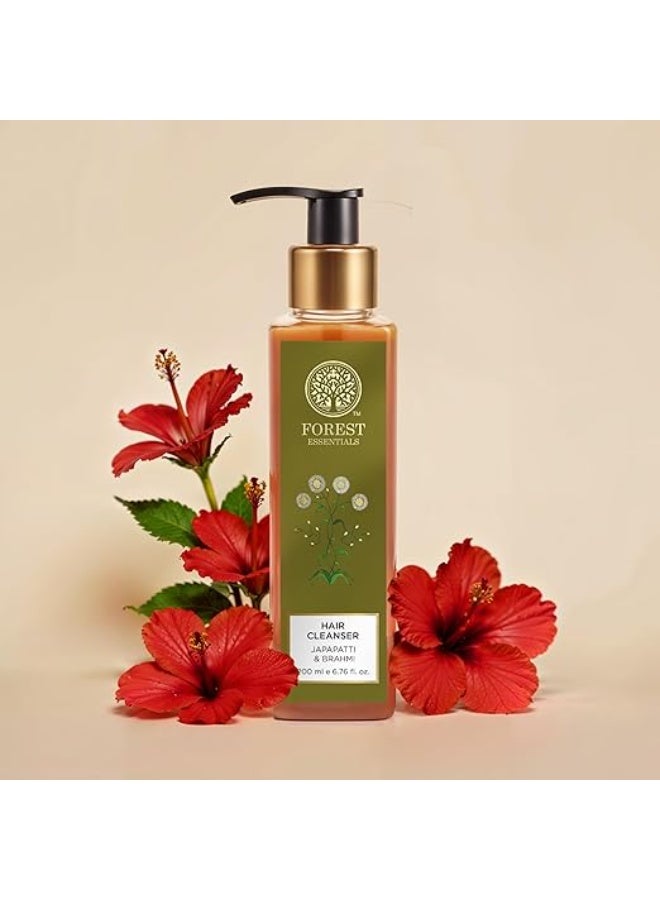 Forest Essentials Ayurvedic Shampoo Japapatti & Brahmi | Natural Remedy for Hair Fall & Dry, Frizzy & Chemically Treated Hair | Sulphate Free - Image 2