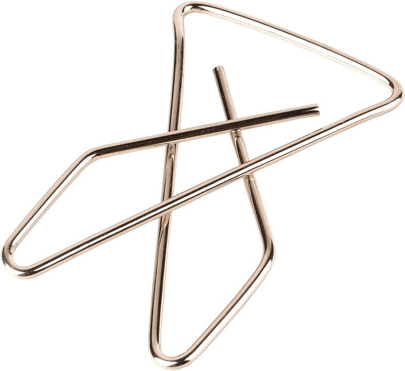 ACCO Brands Ideal Butterfly Paper Clamps, Steel Wire, Small 1.5 Inch Size, 100 Sheet Capacity, Silver, 50 Clamps per Box - Image 4