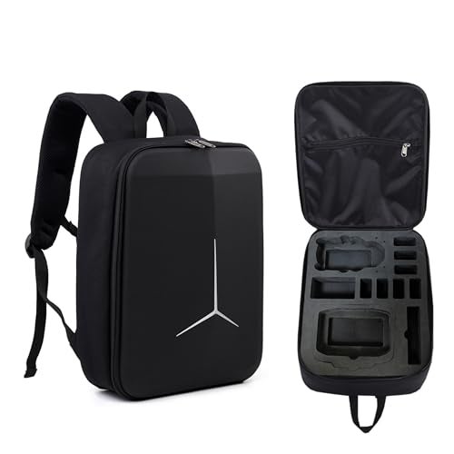 GetZget Nylon Carrying Case Bag For Dji Mini 4 Pro & Accessories, Compact Bike Travel Protection With Eva Foam Backpack (Black) - Image 1