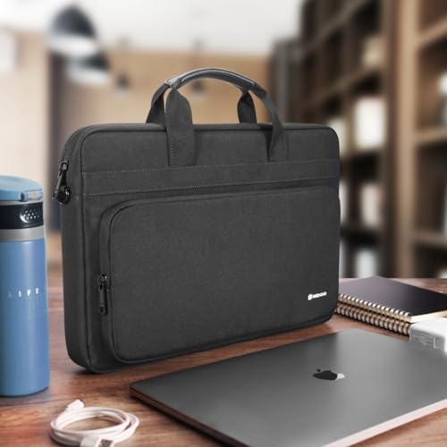 NIDOO 13 Inch Laptop Briefcase Shoulder Bag Sleeve for 14" MacBook Pro M3 M2 / 13.6" Macbook Air / 13.5" Surface Laptop 5 4/14" IdeaPad Flex 5 / ThinkPad E14 T14 / HP Pavilion x360 / Latitude 7440 - Image 2