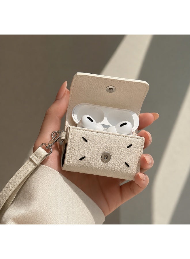 جراب رائع لسماعات (Airpods) على شكل حقيبة صغيرة أنيقة، - Image 1