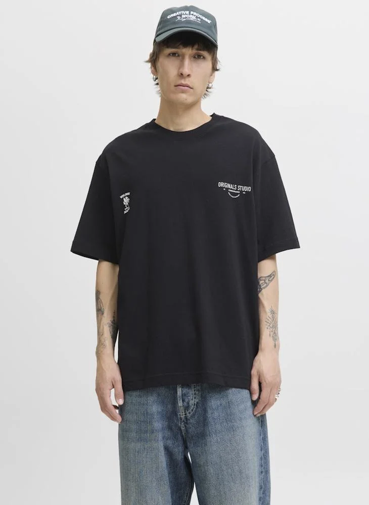 JACK & JONES Graphic Crew Neck T-Shirt