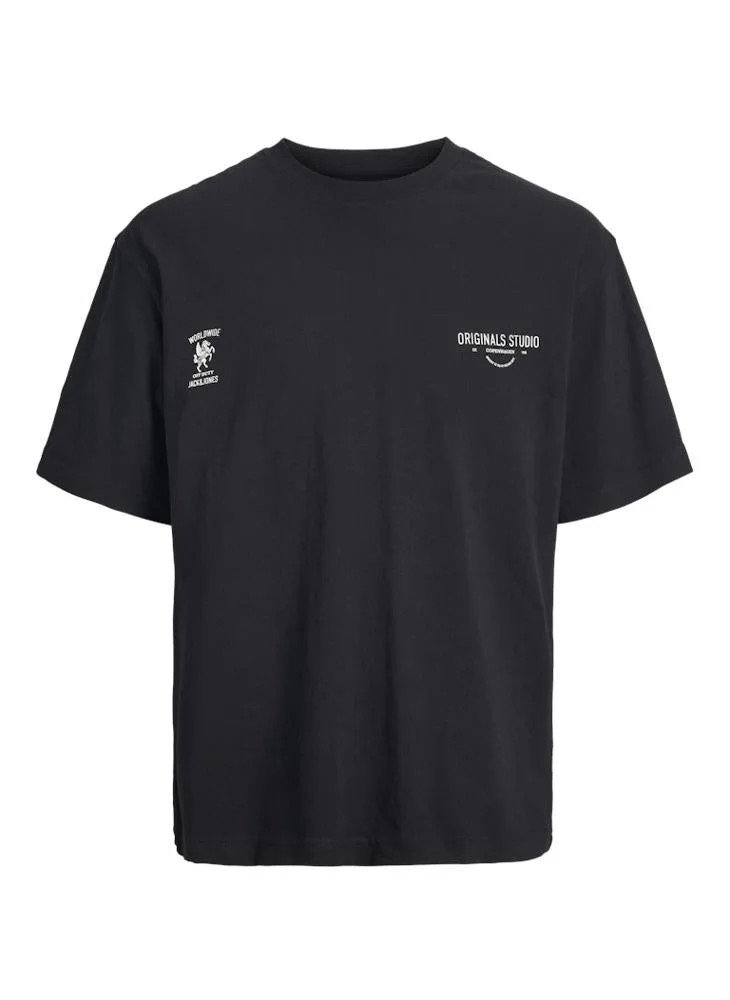 JACK & JONES  Graphic Crew Neck T-Shirt for Men | Best Price UAE