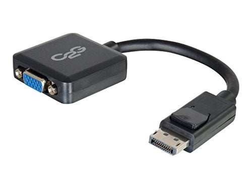 C2G / Cables to Go 54323 DisplayPort Male to VGA Female Adapter Converter, Bl - Image 1