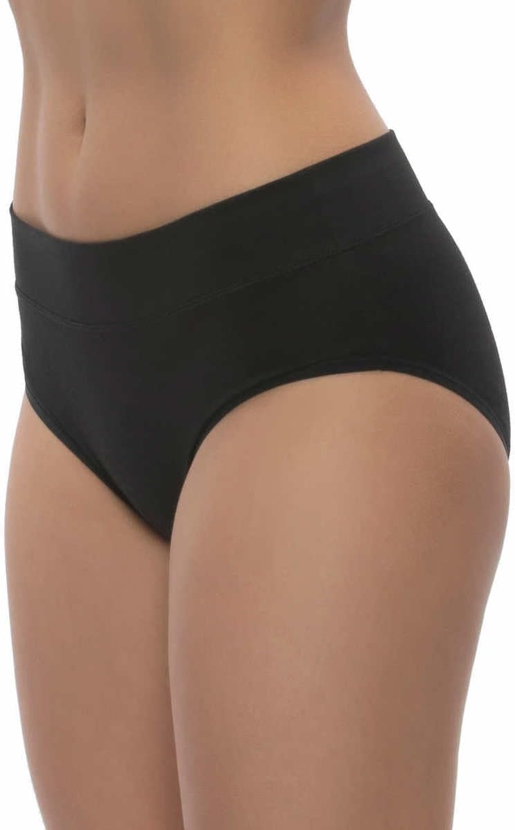 Felina Womens 5 Pack Pima Cotton Wide Waistband Hipster (US, Alpha, X-Large, Regular, Regular, Black/Black/Sparrow/Bark/Almost Mauve) - Image 3