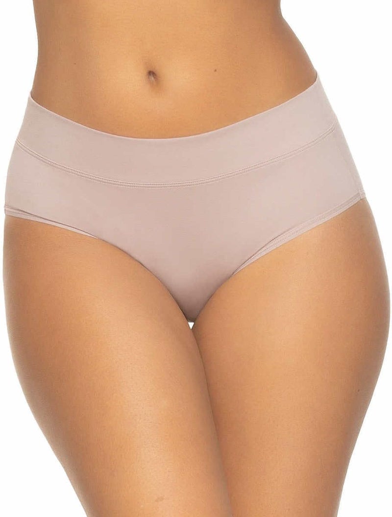 Felina Womens 5 Pack Pima Cotton Wide Waistband Hipster (US, Alpha, X-Large, Regular, Regular, Black/Black/Sparrow/Bark/Almost Mauve) - Image 5