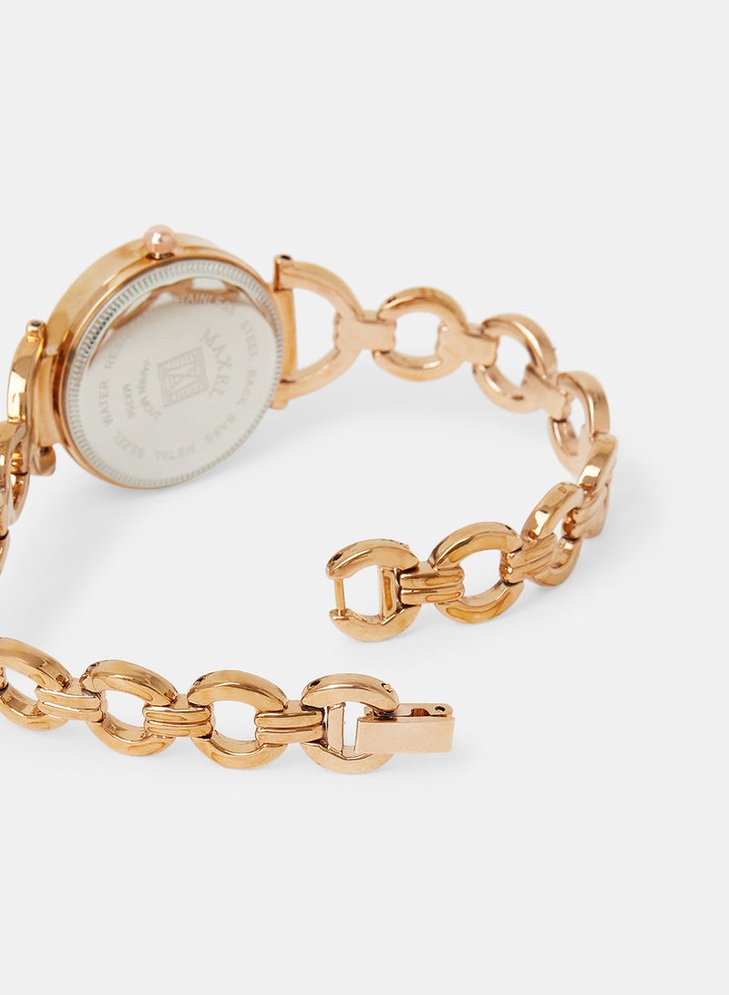 Maxel Women's Quartz Classic Fashion Analog Wrist Watch MX468 - 28mm - Image 3