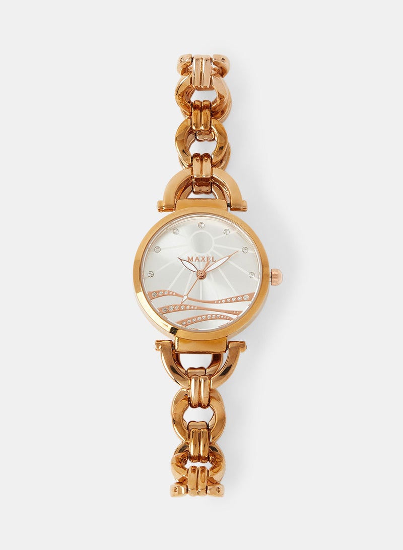 Maxel Women's Quartz Classic Fashion Analog Wrist Watch MX468 - 28mm - Image 1