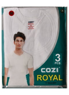 COZI cozi Royal 3 pack men's Crew Neck Undershirt  - Image 1