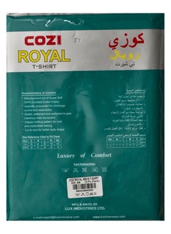 COZI cozi Royal 3 pack men's Crew Neck Undershirt  - Image 2