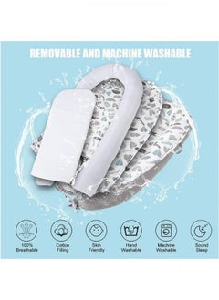 Generic Baby Nest Removable And Washable Portable Anti Pressure Baby Crib Biomimetic Baby Crib Travel Baby Crib Can Be Used For Bedroom Travel Camping  - Image 5